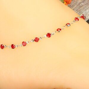 "Elegant Handmade Anklet – Delicate Jewelry for Women, MAR091559